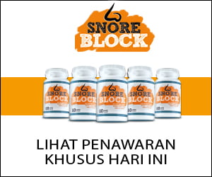 Snore Block – suplemen herbal untuk mendengkur