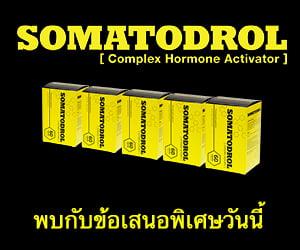 Somatodrol – เพิ่มฮอร์โมนเพศชายและฮอร์โมนการเจริญเติบโต