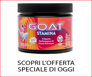 GOAT Stamina – il massimo potenziatore dell’energia psicofisica