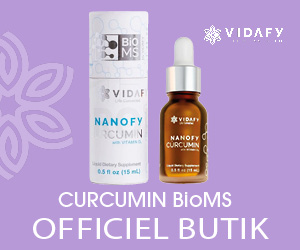 Vidafy NANOFY – curcumin med BioMS™ nanopartikelteknologi