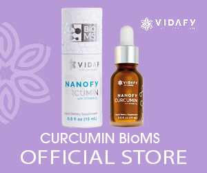 Vidafy NANOFY – curcumin with BioMS™ nanoparticle technology