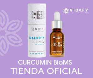 Vidafy NANOFY – curcumina con tecnología de nanopartículas BioMS™